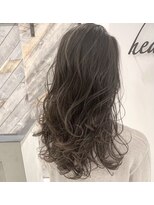 オースティン 門前仲町(AUSTIN)&nbsp;大人かわいい前髪セシルカットココアブラウンフリンジウェーブ