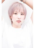 【REJOICE hair】ホワイトピンクくびれショート