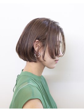 ルプラ ガーデン(le-pla garden) ベージュカラー#ダブルカラー#切りっぱなしボブ#ケアブリーチ