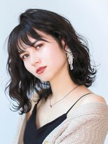 スリール バイ ミリー 江坂(Sourire by milly)&nbsp;【Sourire 江坂】波ウェーブミディ×フェザーバング