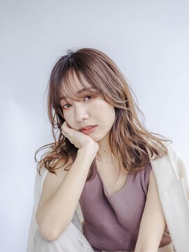 ニカイ(2F) 似合わせカット/イメチェン/こなれミディ/ショコラベージュ