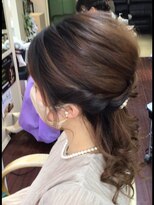 ヘアサロン ユニティ(Hair Salon Unity) ハーフアップ ネープカール