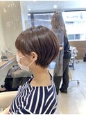 縮毛矯正でまとまるマッシュショート【Ash大泉学園 横山】