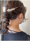 編みおろしアレンジ