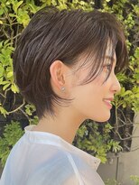 ジエクト ヴィシア(The Ect VIXIA)&nbsp;くびれショート×オリーブカラー×シークレットハイライト