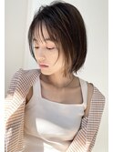 【mee.】　カジュアルショートボブ　サイド