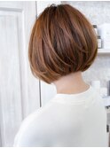 福山市美容院 人気 小顔補正立体カット caaryツヤフワボブ