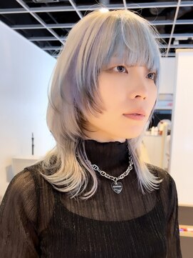 キラ 原宿(KILLA) ウルフカットハイトーンカラーニュアンスカラーグレージュカラー