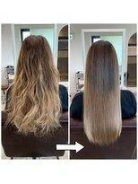 ラウ 門前仲町(Lawu)&nbsp;髪質改善ケア酸性ストレートでドライヤーするだけで艶髪へ