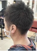メンズ 眉カット 刈り上げショートスタイル 清潔感◎