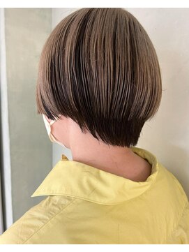 ジェムバイアルテフィーチェ(gem by artefice) マッシュショート×デザインカラー☆ハイトーンカラー