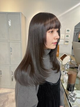 フラム 渋谷(flamme) ブリーチなしオリーブベージュ