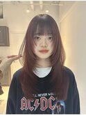 レイヤーカットハイライトショートヘアイルミナカラーオージュア