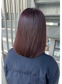 ピンクベージュ ロブ ボブ