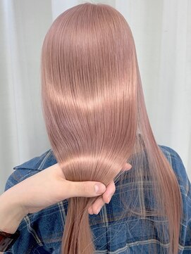 ロウル 渋谷(LOWRL) オレンジピンク/ブリーチ