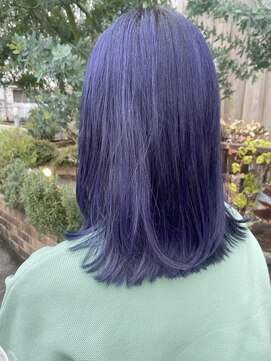 オネスト 北習志野店(onest) 青紫/ハイトーンカラー