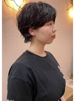 トリコ 柏(tricot)&nbsp;大人可愛い/ショートウルフ/ウルフパーマ/ショートパーマ/