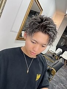 ブルーオーシャン 大牟田店(BlueOcean) スパイキーショートパーマツイストスパイラルパーマ