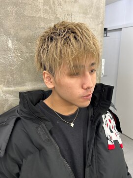 メンズサロン キング 梅田店(Men’s salon K!ng) 波巻きツイストスパイラルパーマ/フェザーパーマ/眉毛/メンズ