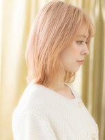 カバーヘア ブリス 上尾西口店(COVER HAIR bliss)&nbsp;韓国風ブリーチロングウルフブロンドヘアTc1上尾10代20代30代