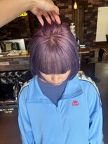 レオクマ(REOKUMA)&nbsp;ルーツカラー/ホワイトピンク/ラベンダー/デザインボブ