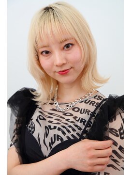ポイントファイブバイソレイユ 豊橋駅前大通店(.5 by SOLEIL) ナチュラルウルフ×ハイトーン