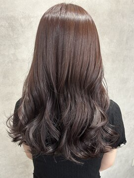 ルノン(LUNON) アプリコットオレンジくびれヘアハイライトカラー熊本