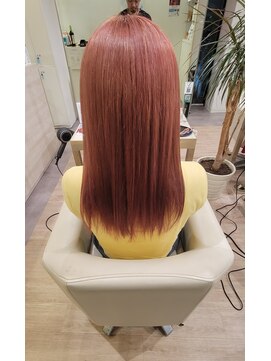 ヘアーサロンハラダ 島田店(HAIR SALON Harada ) ピンクオレンジ
