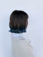 オクユキ(OKUYUKI)&nbsp;ブリーチを使用したデザインカラー好きです♪