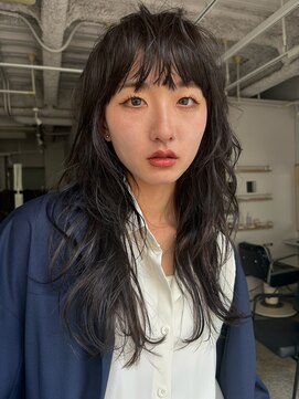 ヒューマン トシマエン 練馬 豊島園(HUMAN) ニュアンスパーマショートカット前髪カットショートボブ髪質改善