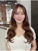 大人可愛いレイヤーカット・小顔矯正お顔周りカット