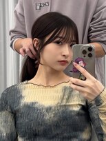 アマトウキョウスマートサロン(AMA TOKYO×Smart Salon) くびれレイヤー/顔まわりカット/レイヤーカット/小顔ヘア