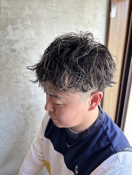 メロウ(mellow) ツイストスパイラルパーマ×メッシュキャップハイライト