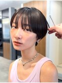 コンパクトショートカット丸みショートくびれショートボブ表参道