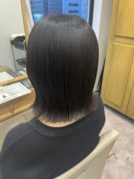 オリンテ バイ レシッド 表参道(orente by rcid) 切りっぱなしボブヘア