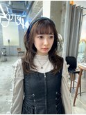 【ステップボーンカット】ミディアムレイヤー/表参道
