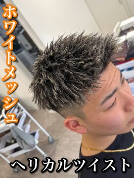 ルースト 心斎橋店(ROOST) MEN’S HAIR/波巻きツイストスパイラル/リバースセンターパート