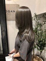 ローガン ミライフ(LOGAN mlife) ブリーチなしダブルカラーでオリーブグレージュ