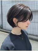 栄　耳掛けボブ　髪質改善　　美髪　艶髪