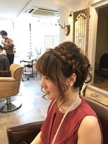 アンスール(Un Seul)&nbsp;編み込みカチューシャフルアレンジ