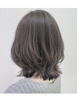 ルディー バイ ヘアーポケット(rudii by HAIR POCKET) THROWカラー×ミディアムウルフ