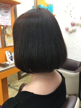 クラブヘアー パッション(CLUB HAIR PASSION)の写真/日頃忙しい女性にオススメのカット◎仕上がりが早いのはもちろん、骨格やクセに合わせたカットが人気★