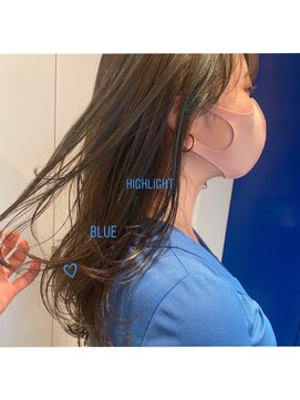 グリーン 渋谷(green) 【HINAKO】turquoise　highlight