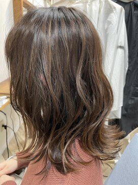 クート(ku-to) ブリーチハイライト+イルミナカラーの立体感×白髪染めも人気◎