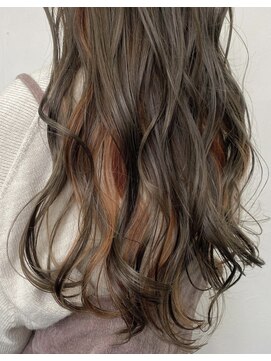 マイレ(maile) グレージュ×オレンジ