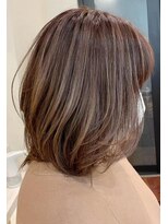 ネックス 表参道本店(nex)&nbsp;nex表参道　くびれミディ　ラベンダーカラー　イメチェン