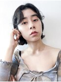 韓国風外ハネミニボブ_マロンベージュAラインボブ_88005