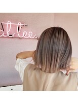 アットティー 金沢文庫(at tee...) 【シャドウルーツ】×切りっぱなしボブ