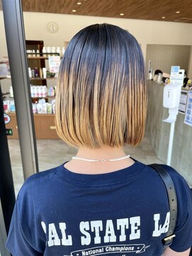 サラビューティーサイト 志免店(SARA Beauty Sight) 毛先のみハイライト/SARA志免☆山之内