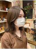 ふんわりカール/小顔ミディ[ヘッドスパ/髪質改善/白髪染め/千葉]